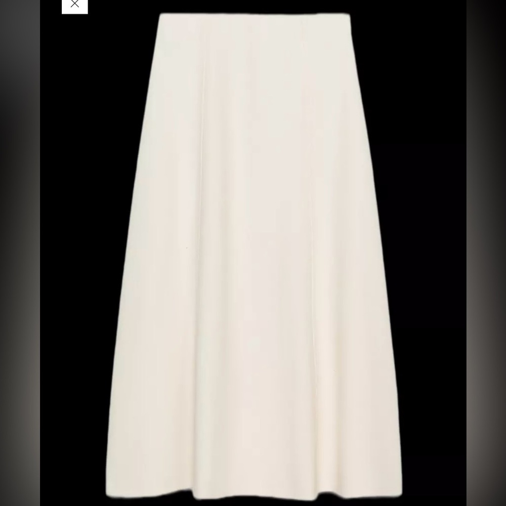 Zara Cream Maxi Skirt